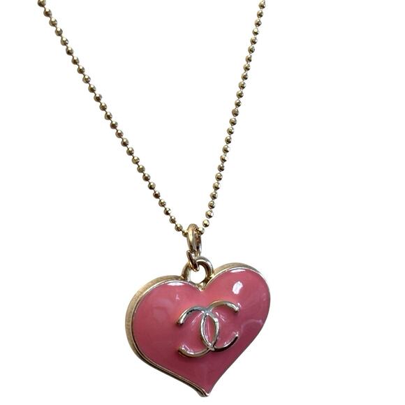 Chanel button vintage charm Necklace Unbranded Gold Plated Sterling Silver Chain - Picture 5 of 9